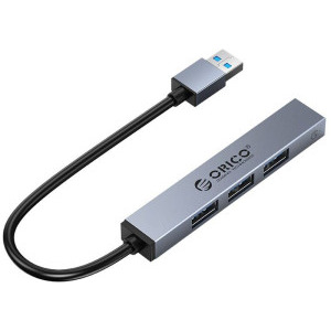 Orico AHU1-1, 4x USB Grey