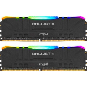 Crucial Ballistix Black RGB 16GB DDR4 3200MHz CL16 Dual Channel Kit