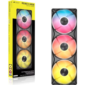 Corsair RS360 II ARGB Unified Frame PWM, 2100 RPM, Negru