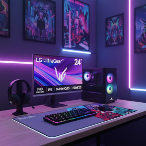 PC Gaming ZMEU Battle Pack 4300GE (include PC Gaming, Monitor Gaming, Mouse, Tastatura, Casti, Mouse pad)
