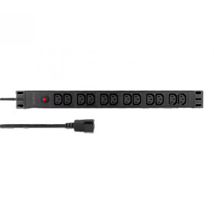 Logilink PDU12A1 1.8 m, Black