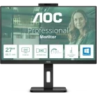 Monitor LED AOC Q27P3CW 27 inch QHD IPS 4 ms 100 Hz Webcam USB-C