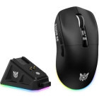 Mouse Gaming ONIKUMA DM07, Wireless, RGB, Black