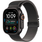 SmartWatch Apple Watch Ultra 4, Cellular, 49mm Carcasa Black Titanium, Black Milanese Loop - L