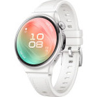 SmartWatch Huawei Watch 6, 42mm Aluminu Silver cu Composite White Strap