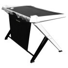 DXRacer Gaming Desk 1000, negru cu alb