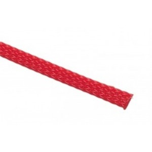 Techflex Flexo PET Sleeve 3mm - Red, 1m - PC Garage