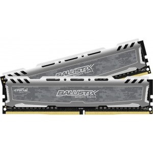 Crucial Ballistix Sport LT Gray 8GB DDR4 2666MHz CL16 Dual Channel Kit