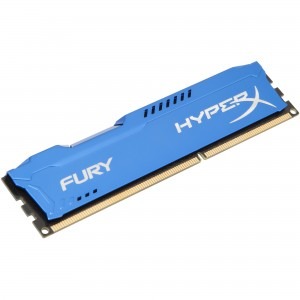 HyperX Fury Blue 8GB DDR3 1600 MHz CL10 Dual Channel Kit