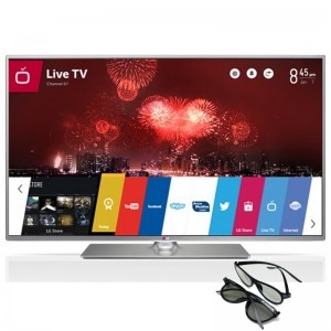 LG Smart TV 47LB650V Seria LB650V 119cm argintiu Full HD 3D Pasiv include 2 perechi de ochelari 3D Pasivi