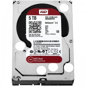 WD Red 5TB SATA-III 5400RPM 64MB