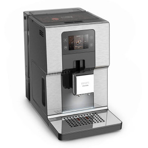Krups automat Intuition Experience EA876D10, 17 retete, 4 profiluri de utilizatori, 4 trepte de tarie a cafelei, Negru/ argintiu, 1550W, 15bar, 3L, Argintiu-Negru