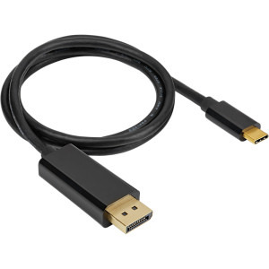 Corsair USB tip C Male - DisplayPort v1.4 Male, 1m, negru