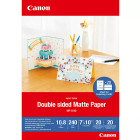 Hartie Canon MP-101D Double-sided Matte Paper 17.8 x 25.4 cm (7 x 10 inch) 20 coli