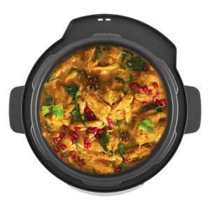 Crock-Pot Multicooker cu gatire sub presiune Turbo Express CS062X, 5.6 l, control digital, gatire Sous Vide, 15 programe, 7 moduri de gatire, argintiu, 1400W