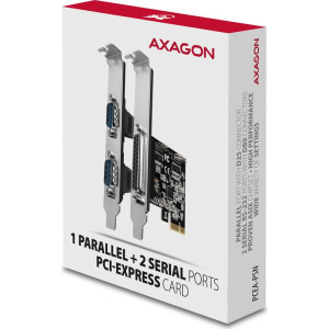 AXAGON PCEA-PSN 1x PCI-E - 1x Paralel + 2x Serial