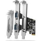 Adaptor AXAGON PCEA-PSN 1x PCI-E - 1x Paralel + 2x Serial