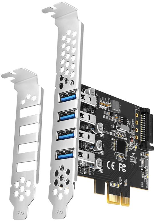 Adaptor AXAGON PCEU-43RS 1x PCI-E - 4x USB 3.0