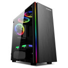 Gaming Quinjet, Intel i5-12400F 2.5GHz, 16GB DDR4, 500GB SSD, RX 6600 8GB GDDR6, Iluminare RGB