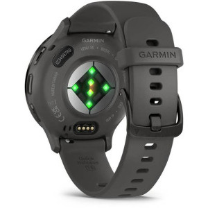 Garmin Venu 3S, GPS, Wi-Fi, curea silicon, Black Sesame/Slate