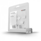 Adaptor LINDY Dispozitiv blocare port USB tip A, 10 bucati (fara cheie), alb