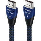 Cablu video Audioquest Vodka 48, HDMI Male - HDMI Male, v2.1, 1m, negru-albastru