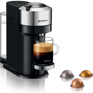 Espressor de cafea Nespresso by De’Longhi ENV120.C Vertuo Next Deluxe Chrome, 1500W, 1.1L, Crom/Argintiu