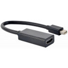 Adaptor Gembird 1x Mini DisplayPort Male - 1x HDMI Female, negru