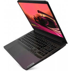 Lenovo Gaming 15.6'' IdeaPad 3 15ACH6, FHD IPS, Procesor AMD Ryzen™ 5 5600H, 8GB DDR4, 256GB SSD, GeForce GTX 1650 4GB, No OS, Shadow Black