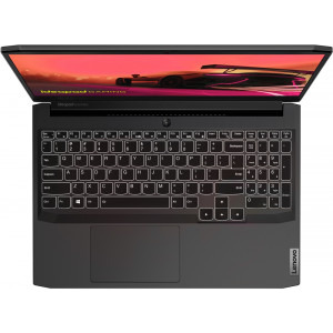 Lenovo Gaming 15.6'' IdeaPad 3 15ACH6, FHD IPS, Procesor AMD Ryzen™ 5 5600H, 8GB DDR4, 256GB SSD, GeForce GTX 1650 4GB, No OS, Shadow Black