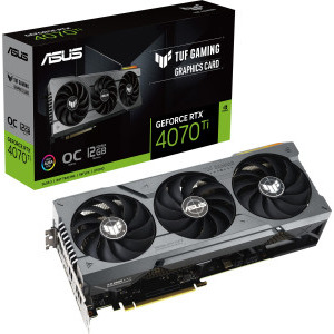 新品、ASUS Gaming GeForce RTX 4070 TiSUPER Placa video ASUS GeForce RTX 4070 Ti TUF GAMING OC 12GB GDDR6X 192