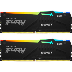 Kingston FURY Beast RGB 32GB DDR5 6000MHz CL36 Dual Channel Kit