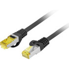 Cablu retea Lanberg CAT6a Patch Cable S/FTP 1 m LZSH Black