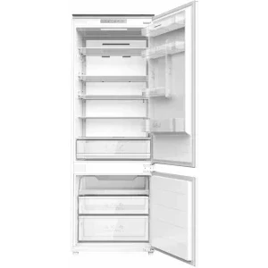 Combina frigorifica Heinner incorporabila HCNF-BIM403INVD, 403 L, Clasa D, No Frost, Inverter, ExtraSpace, Control electronic, Iluminare LED, 195 cm