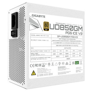 GIGABYTE GP-UD850GM PG5 ICE, 80+ Gold, 850W