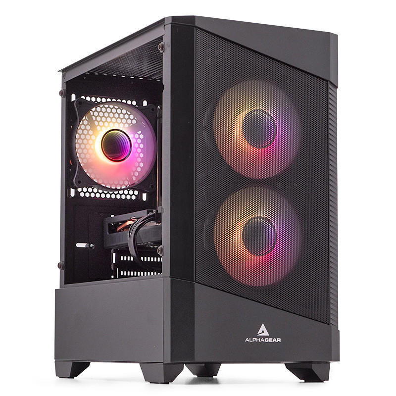 PC Gaming BALAUR Epic Powered by ASUS, Intel i5-12400F 2.5GHz, 32GB DDR5, 1TB SSD, RTX 4060 8GB GDDR6, Iluminare RGB