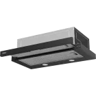Hota incorporabila VIVAX telescopică CHO‑60PT100T B, Putere de absorbtie 289 m3/h, Clasa D, 2 trepte de viteza, Iluminare LED, 60 cm, Negru