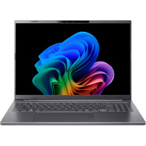 Acer 16'' Aspire 16 AI A16-61M, WUXGA+ OLED 120Hz, Procesor AMD Ryzen™ AI 5 340 (16M Cache, up to 4.80 GHz), 16GB LPDDR5X, 512GB SSD, AMD Radeon 840M, No OS, Steel Gray