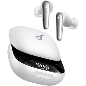 Casti Anker In-Ear, Soundcore Liberty 4 Pro, True Wireless, Noise Cancelling, Hi-Res, White