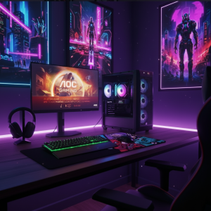 Gaming BALAUR Battle Pack i7(include PC Gaming , Monitor Gaming, Mouse, Tastatura, Casti, Mouse pad)