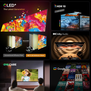 Metz Smart TV QLED 32MQF7000Z Seria MQF7000 80cm negru HD Ready
