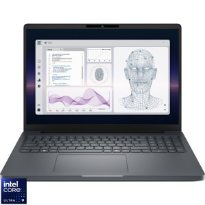 DELL 16'' Pro Max 16 Plus MB16250, UHD+ Touch, Procesor Intel® Core™ Ultra 9 285HX (36M Cache, up to 5.50 GHz), 64GB DDR5 CSODIMM, 1TB SSD, RTX PRO 3000 Blackwell 12GB, Win 11 Pro, 3Yr ProSupport