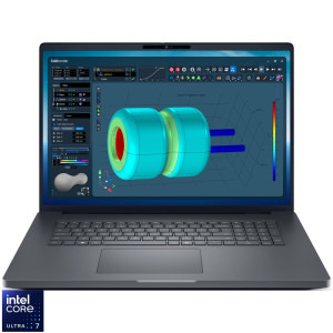 Laptop DELL 18 Pro Max 18 Plus MB18250, QHD+, Procesor Intel® Core™ Ultra 7 265HX (30M Cache, up to 5.30 GHz), 32GB DDR5 CSODIMM, 1TB SSD, RTX PRO 2000 Blackwell 8GB, Linux, 3Yr ProSupport
