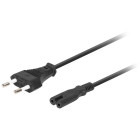 Cablu componente Lanberg Cablu alimentare CEE 7/16 Euro Plug - IEC320/C7 1.8m, Negru