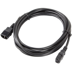 Lanberg IEC320/C13 Female - IEC320/C14 Male, 5m, negru