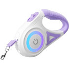 Rojeco Lesa automata LED pentru caini RQYS-04, 5 metri, Violet