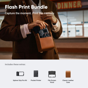 Insta360 Ace Pro 2 Midnight Black Flash Print Bundle