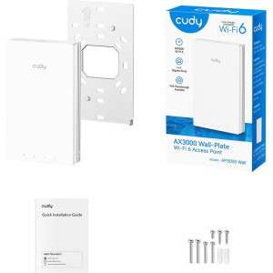 CUDY Gigabit AP3000 Wall Dual-Band WiFi 6