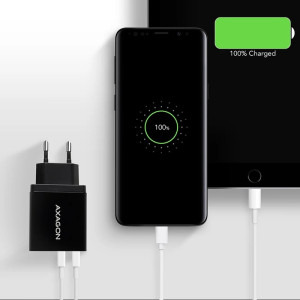 AXAGON ACU-QS24, 2x USB, Quick Charge 24 W, Black