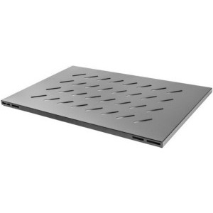 Lanberg AK-1015-B 1U, Fixed Shelf, 19, 580 mm, Metal, Black